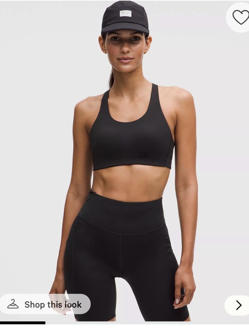 lululemon athletica Black Energy Bra High Support